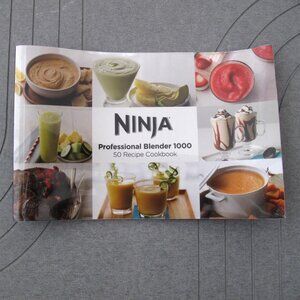 50-Recipe Cookbook Ninja Professional Blender accessories NEW wrap in plastic